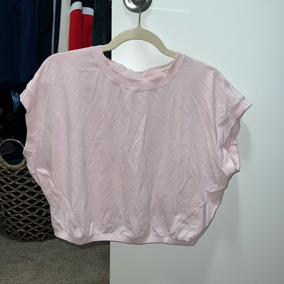 Lululemon Light Pink Crop Top - Picture 2 of 2
